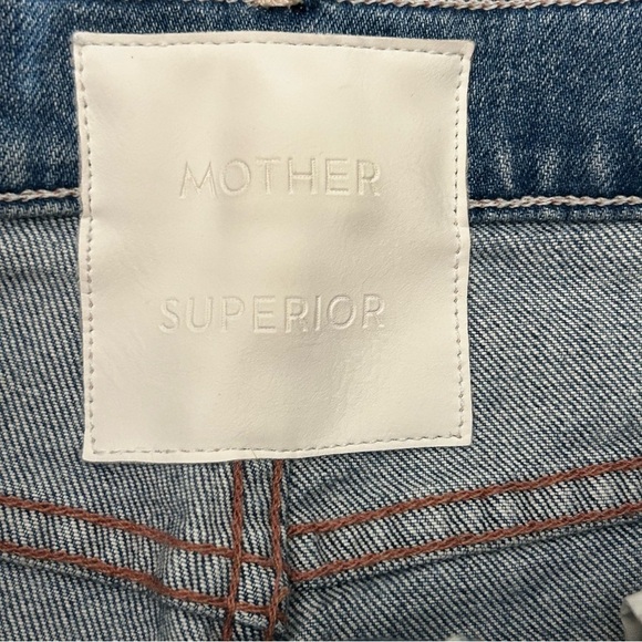 MOTHER SUPERIOR High Waisted Rascal Zip Step Fray Jean Misbeliever | Size 25 - Picture 9 of 13
